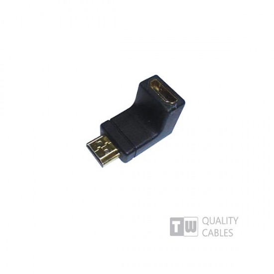 HDMI Male  To HDMI Female Γωνία 90Μοιρών