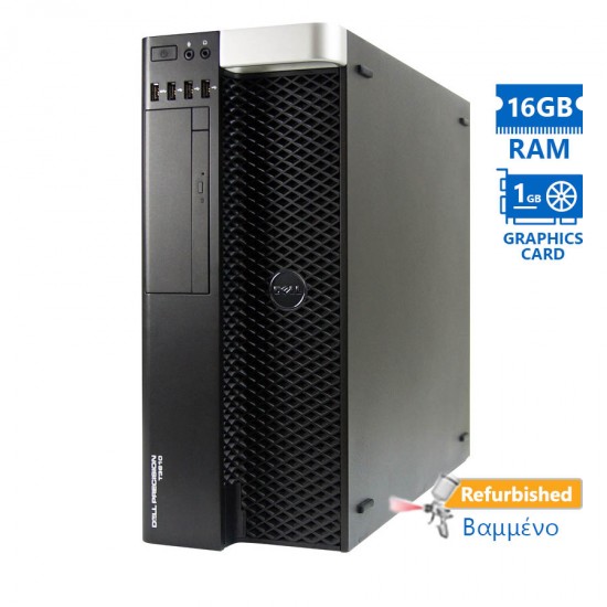 Dell Precision T3610 Tower Xeon E5-1607v2(4-Cores)/16GB DDR3/1TB/Nvidia 1GB/DVD/8P Grade A+ Workstat