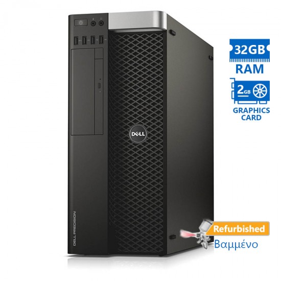 Dell Precision T7600 Tower Xeon E5-2630(6-Cores)/32GB DDR3/1TB/Nvidia 2GB/DVD/Grade A+ Workstation R