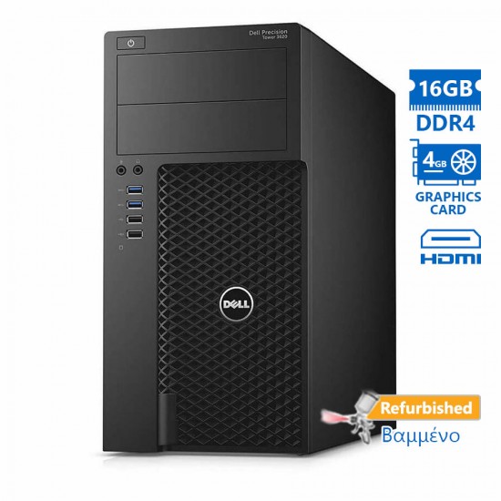 Dell Precision 3620 Tower i7-6700/16GB DDR4/1TB/Nvidia 4GB/DVD/7P Grade A+ Workstation Refurbished P