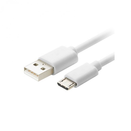 Καλώδιο USB 2.0 σε Micro USB Φόρτισης - Data 2m 2.0A Λευκό Well CABLE-USB/UUSB-2WE05-WL