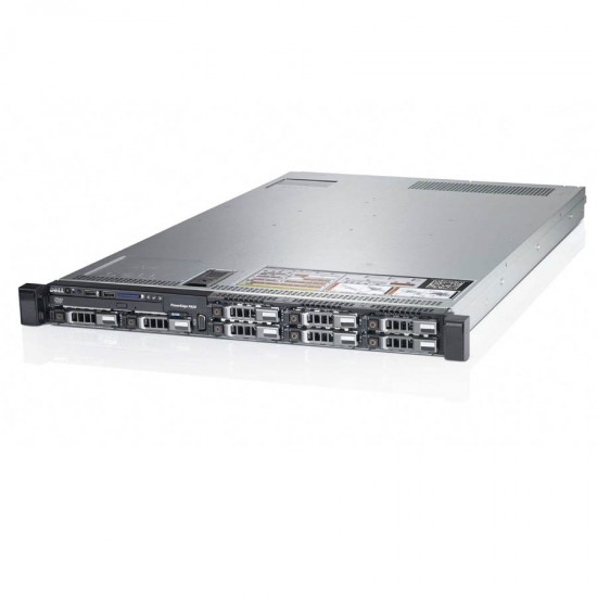 Refurbished Server Dell Poweredge R620 R1U E5-2630/16GB DDR3/2x1.2TB SAS 10K/8xSFF/1xPSU/DVD/PERC H7