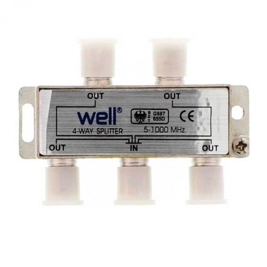 Διακλαδωτής 1 Προς 4 CATV 4 (1.000hz) SPLT-FC/4-WL